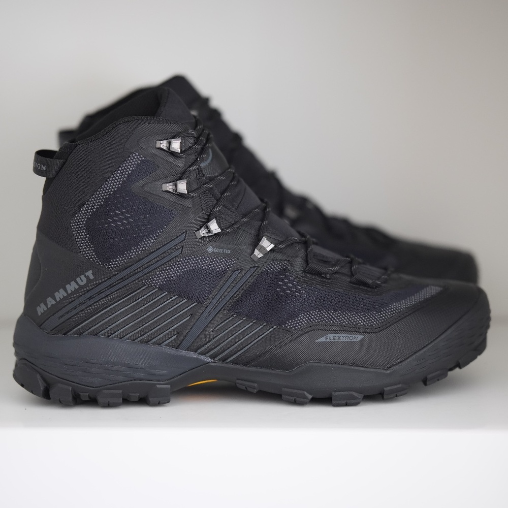 Mammut Men’s Ducan High GTX Gore-Tex Hiking Boots Mountaineering Black